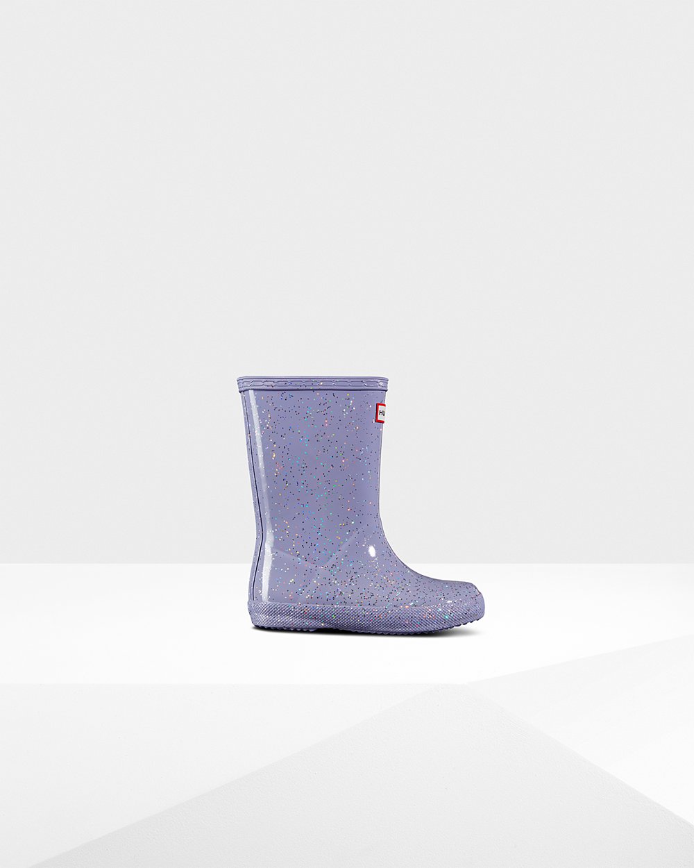 Kids Rain Boots - Hunter Original First Giant Glitter (80FGQVCJN) - Purple